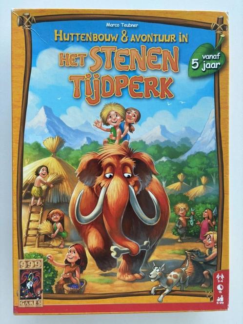 Stenen Tijdperk: Huttenbouw & Avontuur (bord spel), Hobby en Vrije tijd, Gezelschapsspellen | Bordspellen, Gebruikt, Een of twee spelers