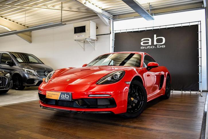 Porsche Cayman 718, SPORTDESIGN, NAVI, BT, A/C, PDC, ZETELV, Auto's, Porsche, Bedrijf, Cayman, ABS, Airbags, Airconditioning, Alarm