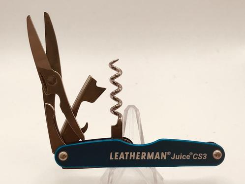Leatherman juice CS3 Blue KNIFE LESS Multi Tool Very Rare NE, Caravans en Kamperen, Kampeergereedschap, Nieuw, Ophalen of Verzenden