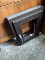 2x nieuwe zwarte ramen Schuco 49x60 cm, Doe-het-zelf en Bouw, Ophalen, Gevelraam of Ruit, Minder dan 80 cm, Minder dan 80 cm