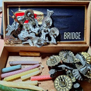 Antieke kaarshouderclips voor kerstbomen beschikbaar voor biedingen