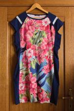 Luisa Cerano Kleed met bloemen print kleurrijk plus size, Kleding | Dames, Blauw, Knielengte, Zo goed als nieuw, Maat 46/48 (XL) of groter