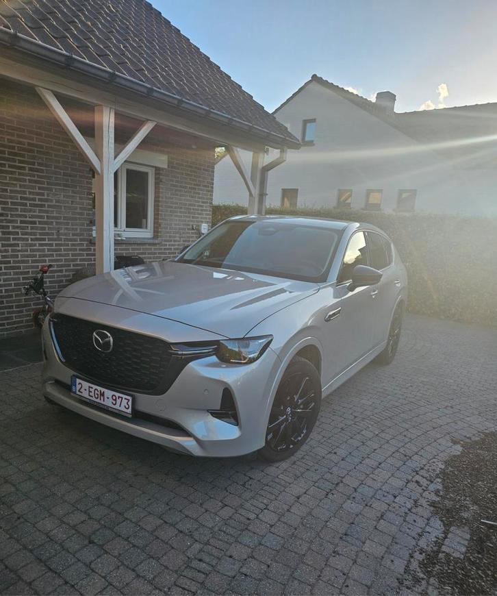 Mazda cx60 homura platinum quartz, Auto's, Mazda, Particulier, CX-60, Trekhaak, Hybride Elektrisch/Benzine, Automaat, Leder, Dealer onderhouden
