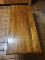 Massief houten salontafel, Ophalen, Gebruikt, 100 tot 150 cm, 50 tot 100 cm