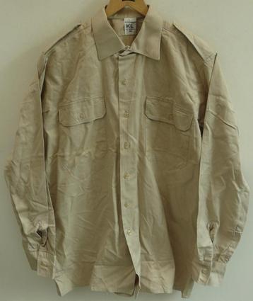 Hemd, Uniform DT63, lange mouw, KL, maat: 15½ - 39, 1968.(2)