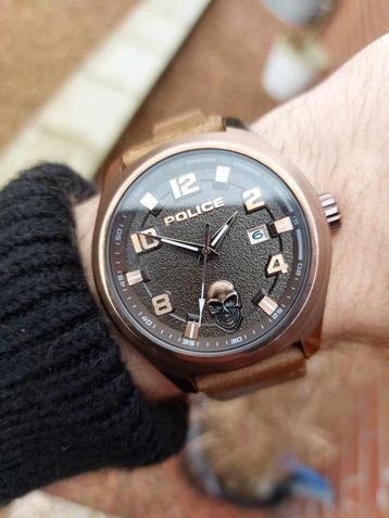 Montre marron Police hommes beschikbaar voor biedingen