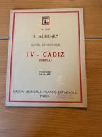 Albeniz pianopartituur, Ophalen of Verzenden, Gelezen, Algemeen, Albeniz