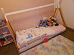 Kinderbed, Kinderen en Baby's, Kinderkamer | Bedden, Ophalen, 85 tot 100 cm, Zo goed als nieuw, Matras