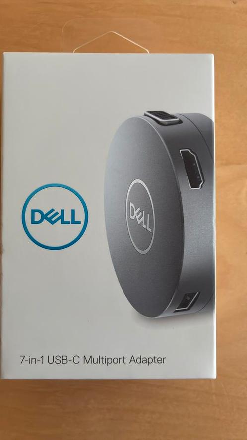 DELL USB-C 7-in-1 Pro reisadapter - DA310, Computers en Software, Netwerk switches, Zo goed als nieuw, Ophalen