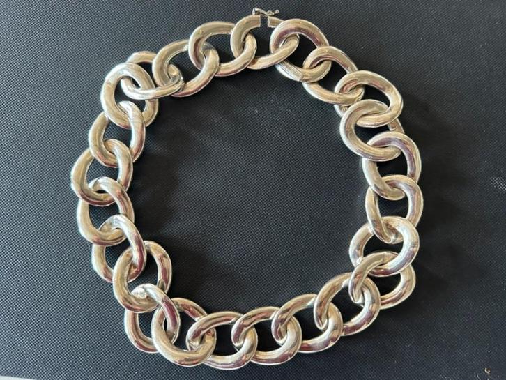 Buddha to Buddha – Chain Big Link – handgemaakt Bali, Handtassen en Accessoires, Kettingen, Zo goed als nieuw, Zilver, Zilver