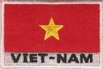 Vietnam vlag stoffen opstrijk patch embleem, Nieuw, Verzenden