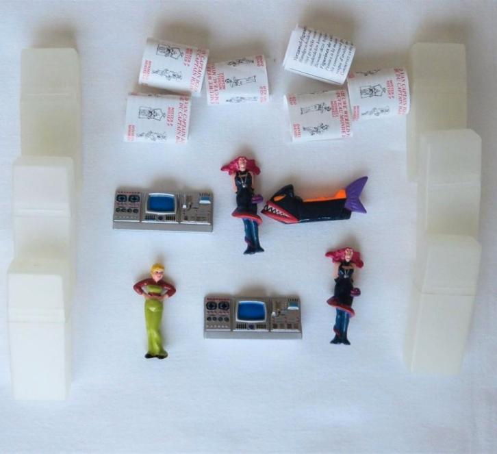 De Nieuwe Wereld van Captain Iglo figuurtjes (1998), Verzamelen, Poppetjes en Figuurtjes, Zo goed als nieuw, Ophalen of Verzenden