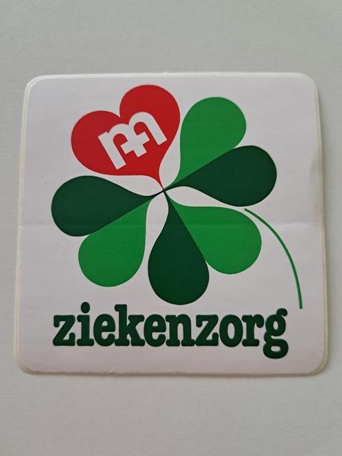 Vintage Sticker - Christelijke Mutualiteit - Ziekenzorg, Verzamelen, Stickers, Zo goed als nieuw, Bedrijf of Vereniging, Ophalen of Verzenden
