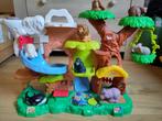Jungle met dieren (baby/peuter speelgoed Fisher Price), Ophalen, Gebruikt, Speelset, Met geluid