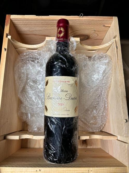 Chateau Branaire - Ducru 2015 Saint Julien vin, Collections, Vins, Neuf, Vin rouge, France, Pleine, Enlèvement