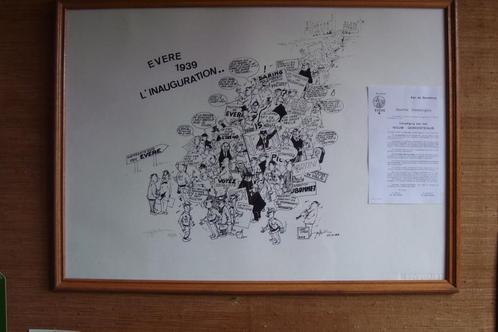 tekening van Evere, Antiek en Kunst, Kunst | Tekeningen en Fotografie, Ophalen