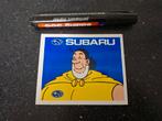 Sticker auto merk Subaru strip stripfiguur Jerom Suske, Ophalen of Verzenden, Zo goed als nieuw, Strip of Tekenfilm
