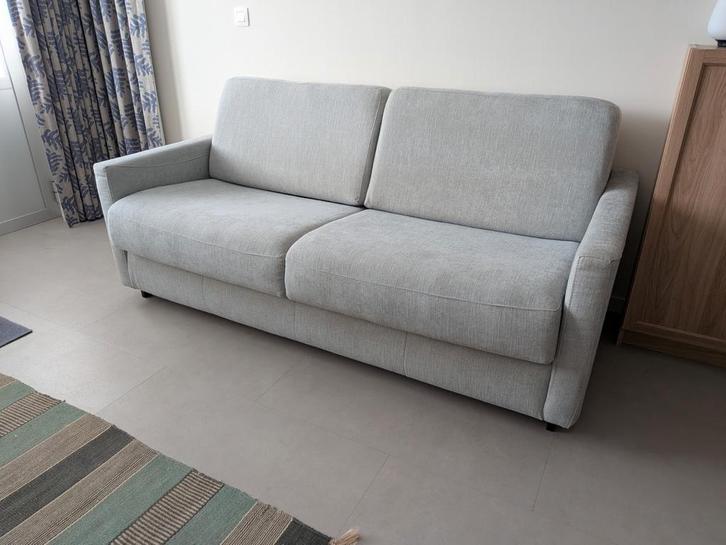 Zetelbed, Huis en Inrichting, Slaapkamer | Slaapbanken, Gebruikt, Blauw, Ophalen