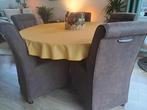 stoelen, Huis en Inrichting, Stoelen, Ophalen, Bruin, Zo goed als nieuw, Stof