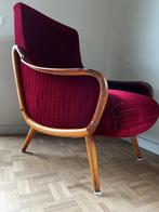 Vintage design stoel lounge zetel fauteuil relax 60 70, Huis en Inrichting, Ophalen, Gebruikt, Eenpersoons, Metaal