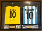 Gesigneerde duo kader Péle en Maradona, Ophalen