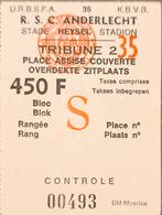 Ticket RSC Anderlecht, Verzamelen, Sportartikelen en Voetbal, Ophalen of Verzenden