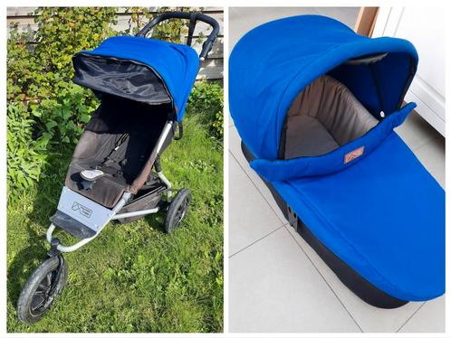 Mountain Buggy met reiswieg, adapters, regenhoes.. (0-4jaar), Enfants & Bébés, Poussettes & Combinaisons, Utilisé, Poussette combi