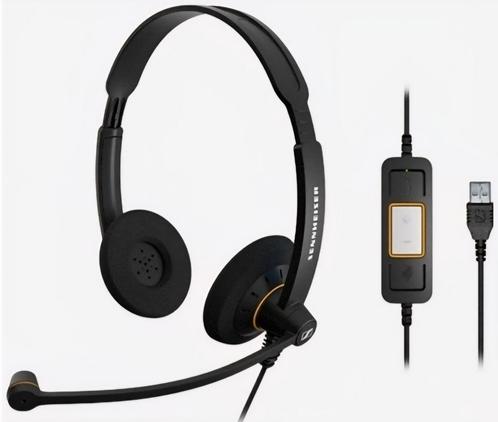 EPOS Sennheiser SC 60 USB ML headset, Audio, Tv en Foto, Hoofdtelefoons, Nieuw, Op oor (supra aural), Sennheiser, Ophalen of Verzenden