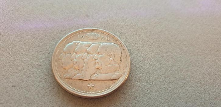 100 francs - 4 rois type dynastie en français 1950, Timbres & Monnaies, Monnaies | Europe | Monnaies euro, Monnaie en vrac, Belgique