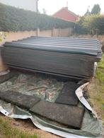 Golfplaten -asbestvrij gebruikt, Doe-het-zelf en Bouw, Ophalen, Overige materialen, Gebruikt, Zwart