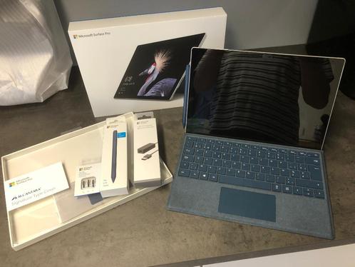Surface Pro  i5/8GB/250GB+COVER+PEN+DOCK (model 6), Computers en Software, Windows Laptops, Gebruikt, SSD, 8 GB, Azerty, Met touchscreen