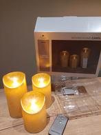 Led kaarsen met bewegende vlam en afstandsbediening, Diversen, Kerst, Ophalen of Verzenden