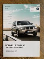 Brochure d'information sur le produit BMW X3 F25 2010 (langu, Livres, BMW, BMW, Enlèvement ou Envoi, Neuf
