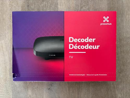 Proximus V6 TV-decoder met oplader en afstandsbediening, Audio, Tv en Foto, Decoders en Harddiskrecorders, Zo goed als nieuw, Decoder