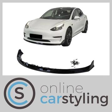 Voorbumper diffuser Tesla Model 3 Performance style Glossy b beschikbaar voor biedingen
