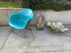 Vintage Eames armchair in de zeldzame kleur Turquoise -, Huis en Inrichting, Ophalen of Verzenden, Zo goed als nieuw