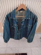 Jeansvest maat L, Ophalen, Zo goed als nieuw, Maat 52/54 (L)