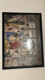 Anton pieck puzzle framed, Antiek en Kunst, Ophalen