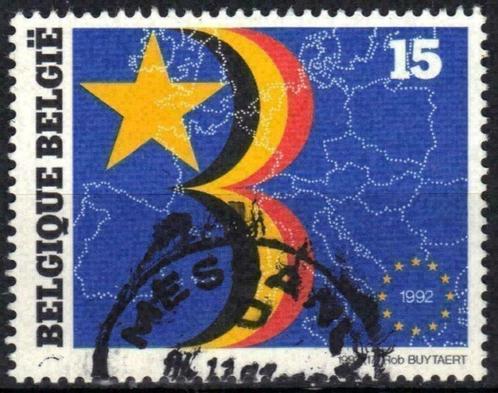 Belgie 1992 - Yvert/OBP 2485 - Europese Markt (ST), Postzegels en Munten, Postzegels | Europa | België, Gestempeld, Europa, Gestempeld