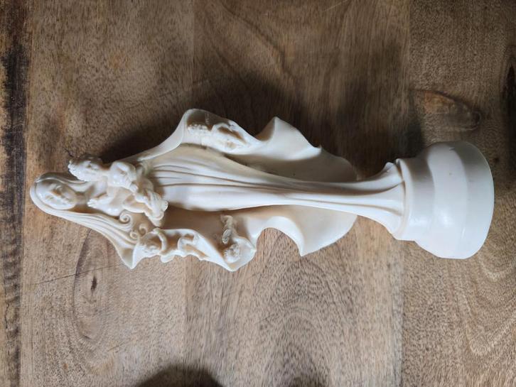 Italiaans albasten Madonna met Kind – vintage brocante, Antiek en Kunst, Curiosa en Brocante, Ophalen of Verzenden