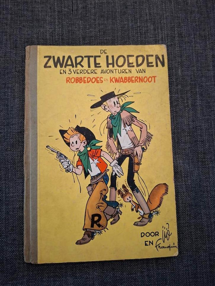 De zwarte hoeden robbedoes  oude strip eerste druk, Livres, BD, Enlèvement ou Envoi