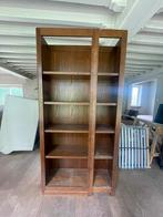 Bibliotheek kast te koop., Huis en Inrichting, Kasten | Boekenkasten, Ophalen, 200 cm of meer, Eikenhout, 50 tot 100 cm
