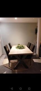 Eetkamer tafel, Huis en Inrichting, Tafels | Eettafels, Metaal, 100 tot 150 cm, 150 tot 200 cm, Landelijk /modern