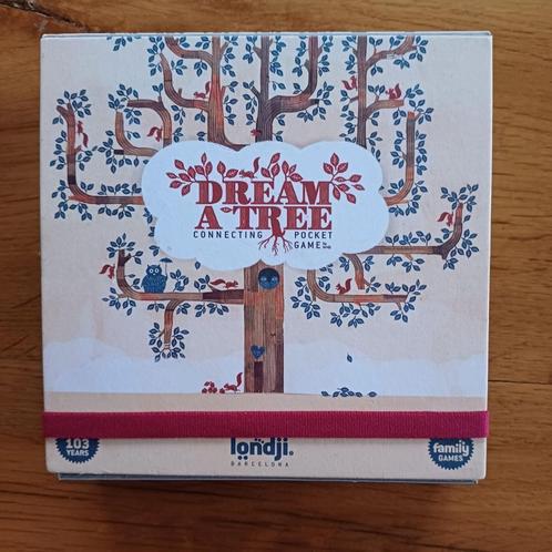 Dream a Tree - Connecting Pocket Game - Londji, Hobby en Vrije tijd, Gezelschapsspellen | Overige, Zo goed als nieuw, Een of twee spelers
