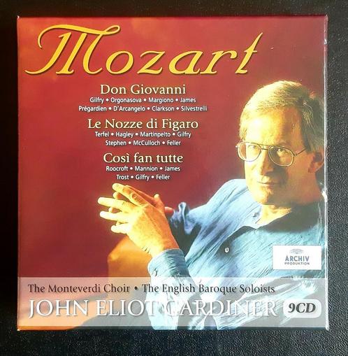 9 CD BOX MOZART OPERA'S (GARDINER/ARCHIV), CD & DVD, CD | Classique, Comme neuf, Opéra ou Opérette, Classicisme, Avec livret, Coffret