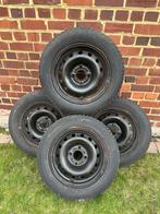 175/65/14 winterbanden op stalen velgen, 14 inch, Gebruikt, 175 mm, Banden en Velgen