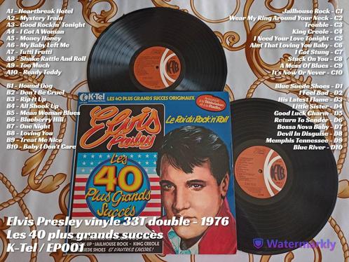 Elvis Presley De 40 Greatest Hits vinyl 33T - 1976, Cd's en Dvd's, Vinyl | Rock, Gebruikt, 12 inch, Ophalen of Verzenden