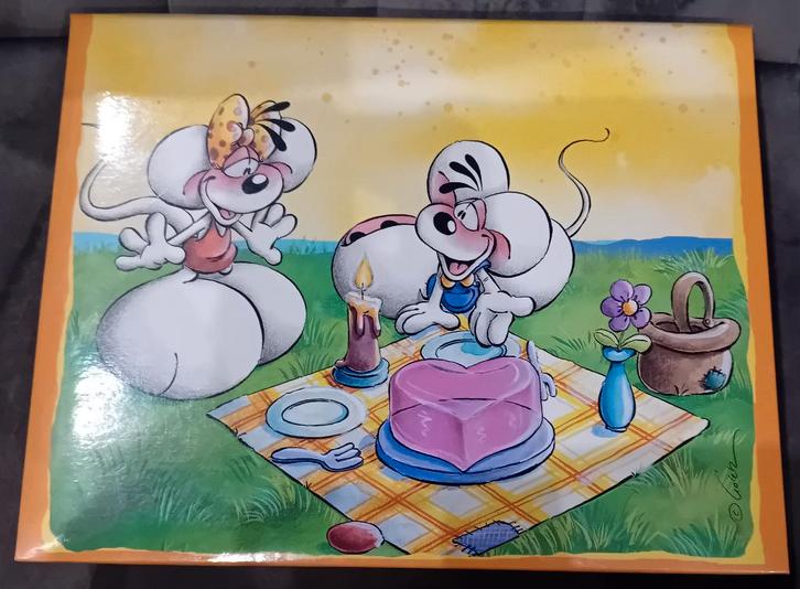 Diddl 60 vierkante blaadjes nummer 29 in schrijfwarenbox, Verzamelen, Diddl, Nieuw, Papier, Kaart of Schrift, Diddl, Ophalen of Verzenden