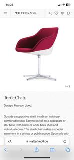 4x Turtle chair Walter Knoll, Huis en Inrichting, Stoelen, Ophalen, Zo goed als nieuw, Rood, Vier