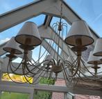 Antieke luster inclusief nieuwe lampenkapjes en ledlampen, Enlèvement, Comme neuf